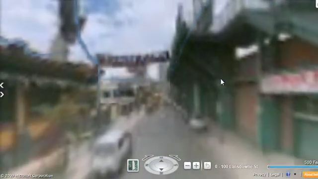 Bing Maps Streetside