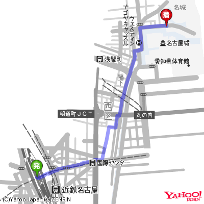 Yahoo! Open Local Platform 経路地図API simple