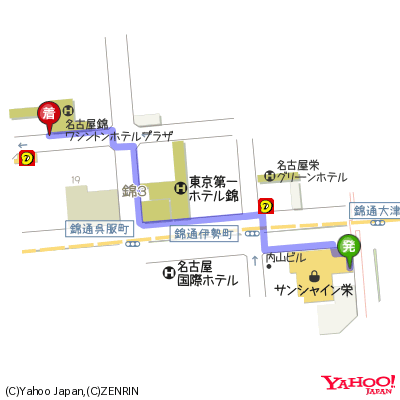 Yahoo! Open Local Platform 経路地図API standard