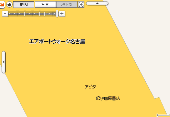 エアポートウォーク名古屋 Yahoo!地図