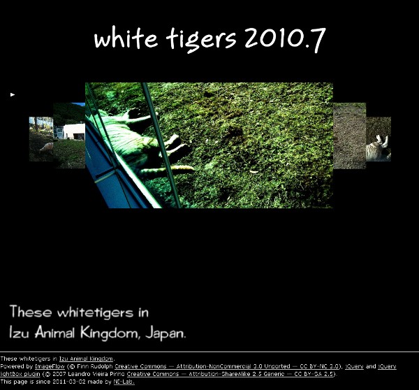 White Tigers 2010.7