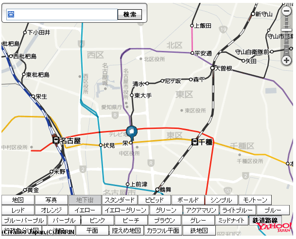 Yahoo! Open Local Platform : 地図のスタイルあれこれ: Y.StyleMapLayer クラスでいろいろなスタイルの地図を表示するサンプル