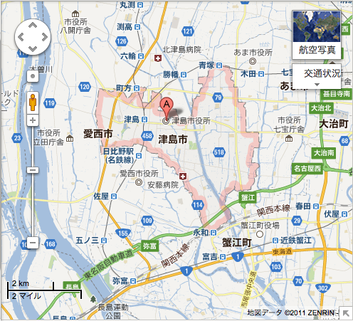 Google Maps で市町村境界を表示