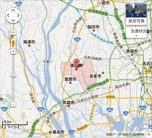Google Maps で市町村境界を表示