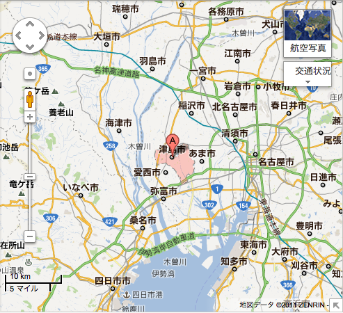 Google Maps で市町村境界を表示