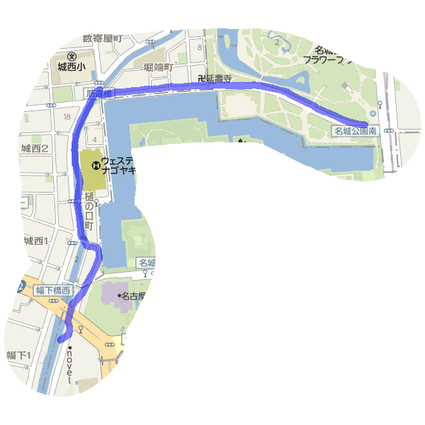 切り取り地図 (clipped map)
