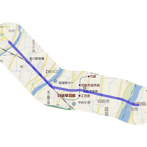 切り取り地図 (clipped map)