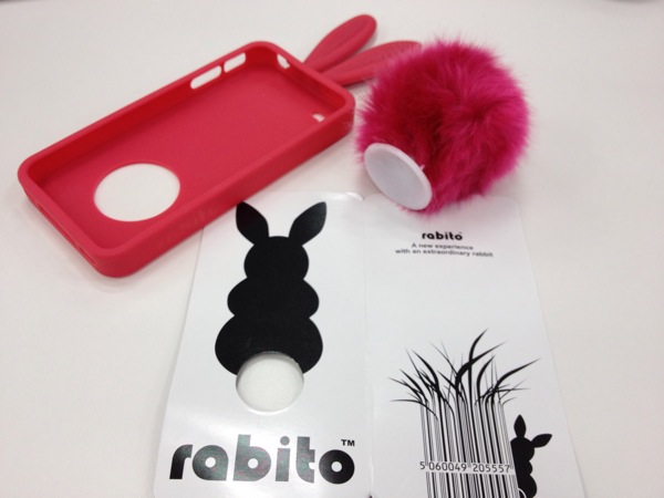 rabito: iPhone 4S 用 ラビットケース うさぎ(ピンク)