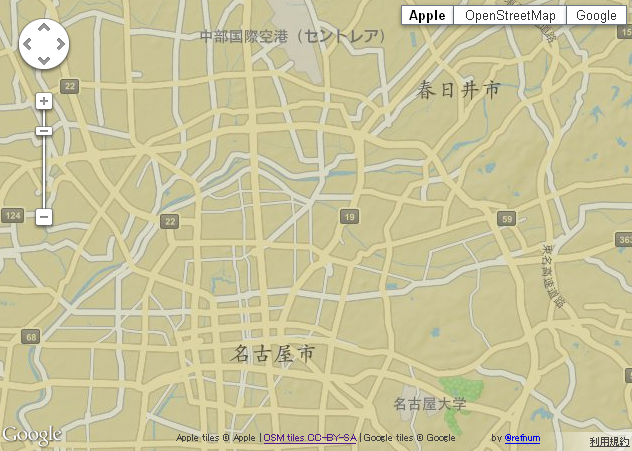 Apple Map Tiles