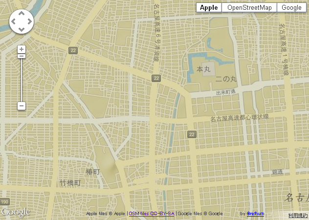 Apple Map Tiles