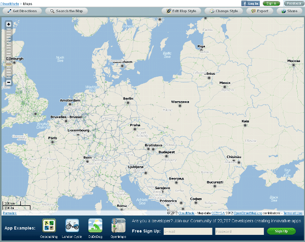 OpenStreetMap クレジット・ライセンス表記の良い例