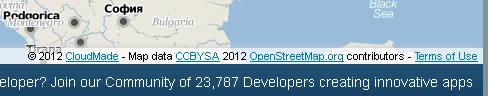 OpenStreetMap クレジット・ライセンス表記の良い例