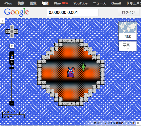 ファミコン版 Google マップ 8 ビット (Google Maps 8-bit for NES)