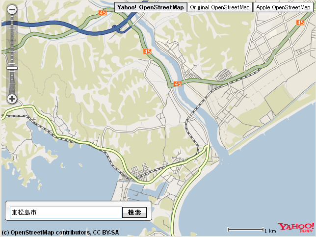 OpenStreetMap on Yahoo! Open Local Platform