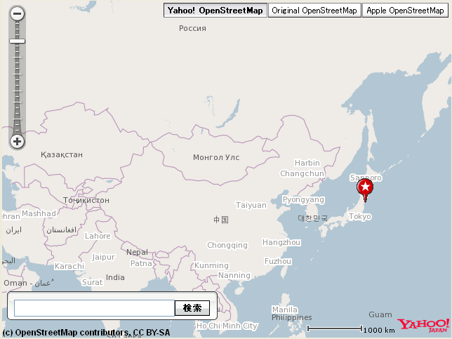 OpenStreetMap on Yahoo! Open Local Platform