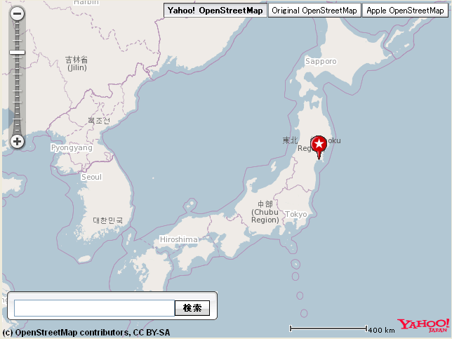 OpenStreetMap on Yahoo! Open Local Platform