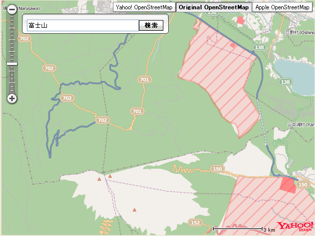 OpenStreetMap on Yahoo! Open Local Platform