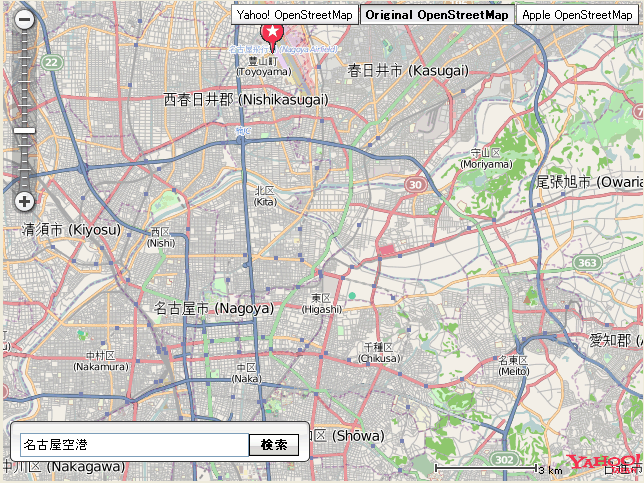 OpenStreetMap on Yahoo! Open Local Platform