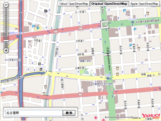 OpenStreetMap on Yahoo! Open Local Platform