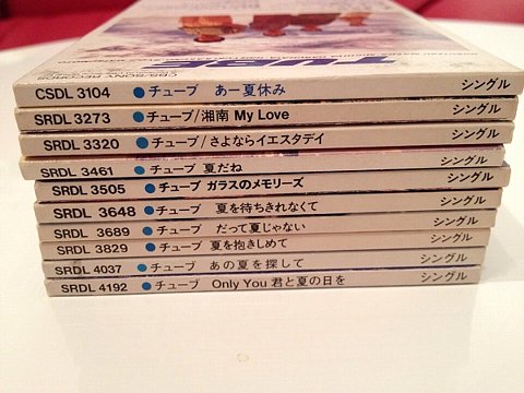 TUBEの8センチCDが10枚出てきた