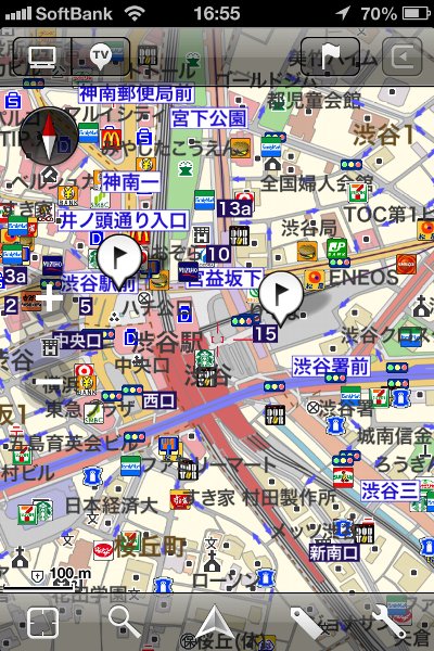 MapFan in Japan: Shibuya Station