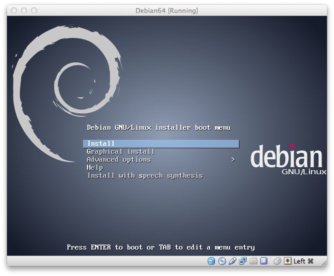 Debian Wheezy at VirtualBox on Mac OS X