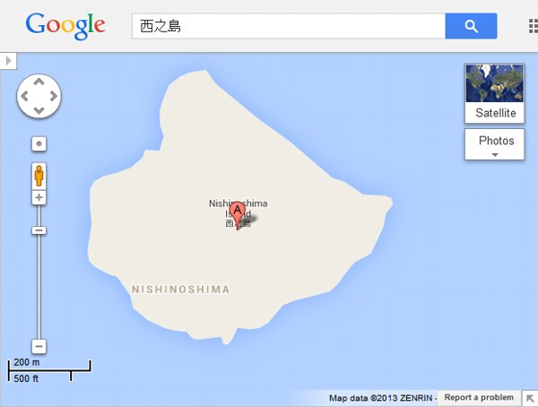 西之島 - Google Maps