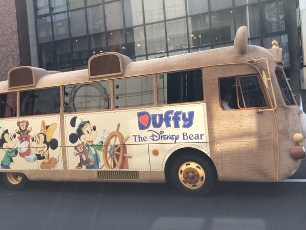 The Bus of Duffy the Disney Bear in Nagoya