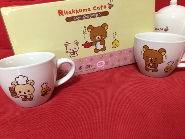 リラックマ カフェ Rilakkuma Cafe ティーポットセット/ブルー RK40210