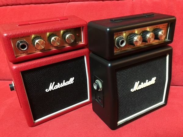 iPod をギター用ミニアンプの Marshall につないでみた