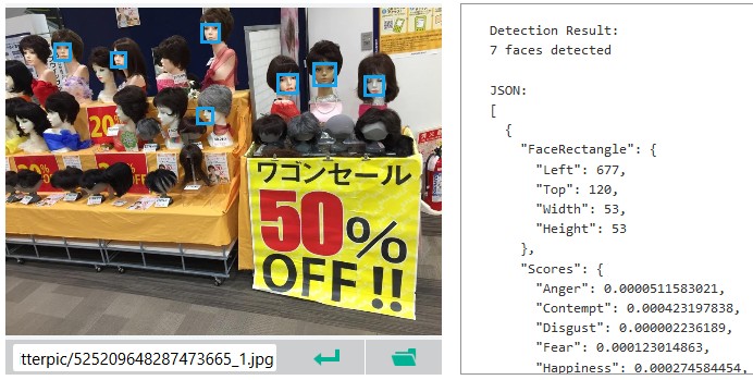 Try the emotion recognition using photos of not human