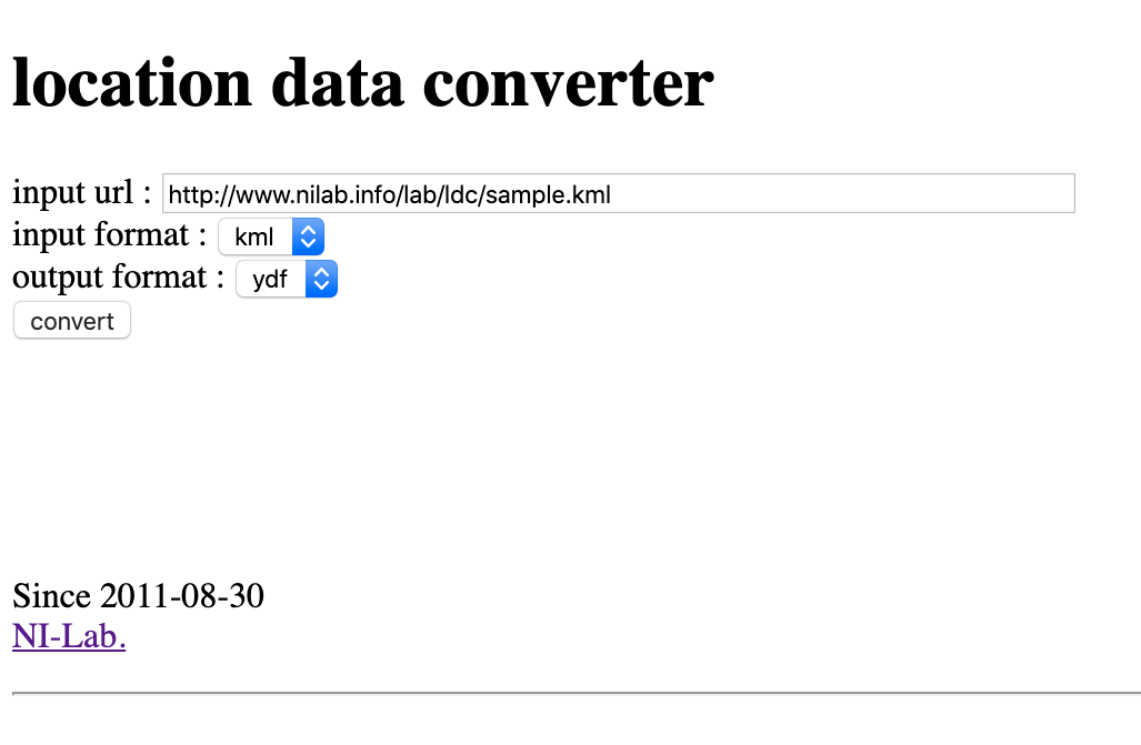 location data converter
