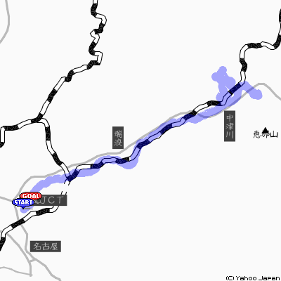 ALPSLAB route (春日井IC～夜明けの森きらめきパーク～ふれあい牧場～春日井IC)