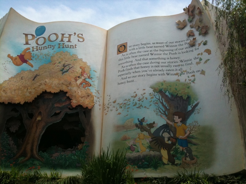 Pooh's Hunny Hunt! It's a large book!