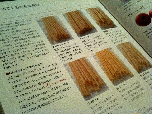 スパゲッティーニ、細いパスタいいなー。著者は「リストランテ アガペ」というお店のシェフらしい。 - PASTA ―基本と応用、一生ものシェフレシピ100 / 真中陽宙(まなかあきお) スパゲッティーニ、細いパスタいいなー。著者は「リストランテ アガペ」というお店のシェフらしい。 - PASTA ―基本と応用、一生ものシェフレシピ100 / 真中陽宙(まなかあきお)