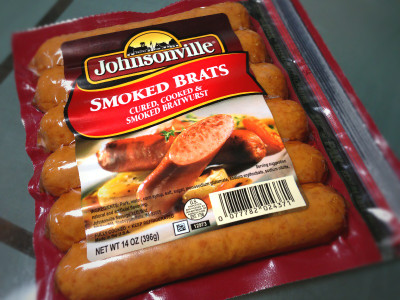 ポークソーセージ、けっこうしょっぱい。 - プリマハム Johnsonville Smoked Brats 396g A01 ポークソーセージ、けっこうしょっぱい。 - プリマハム Johnsonville Smoked Brats 396g A01