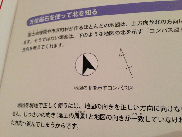 地図の北を示すコンパス図。 - よくわかる地図記号 第3巻 / 山岡光治 〔全集・双書〕 地図の北を示すコンパス図。 - よくわかる地図記号 第3巻 / 山岡光治 〔全集・双書〕