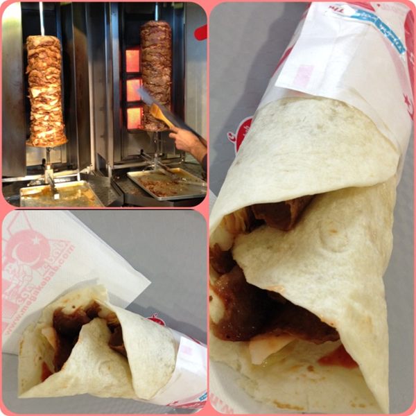 Mega Kebab にて、ロールケバブ。 うまうま。 Mega Kebab にて、ロールケバブ。 うまうま。