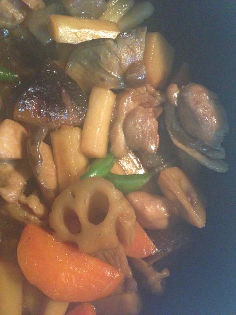 筑前煮ぐつぐつ 筑前煮ぐつぐつ