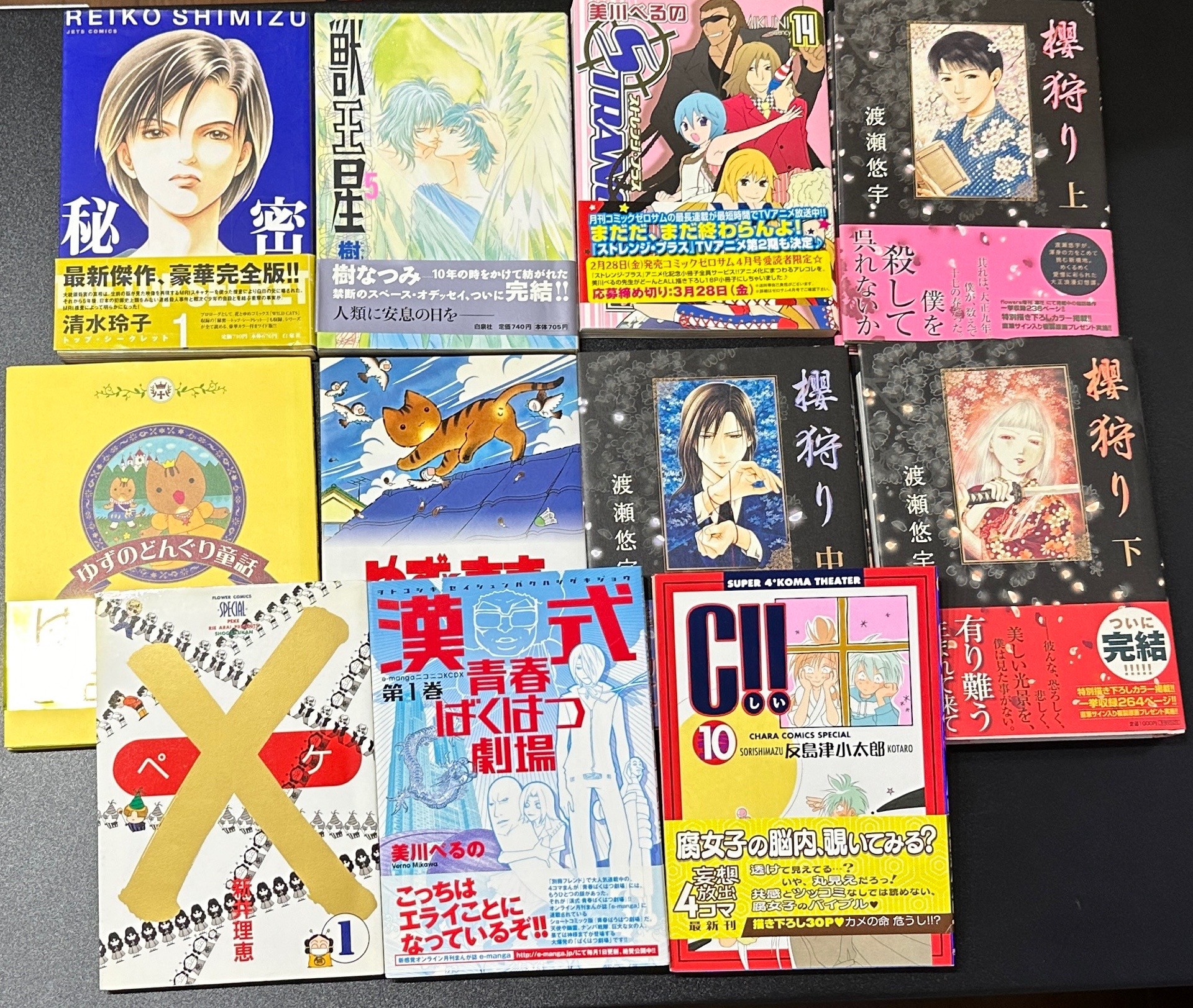 昔読んでた漫画を引っ張り出してみた。獣王星、ペケ、C!!など。