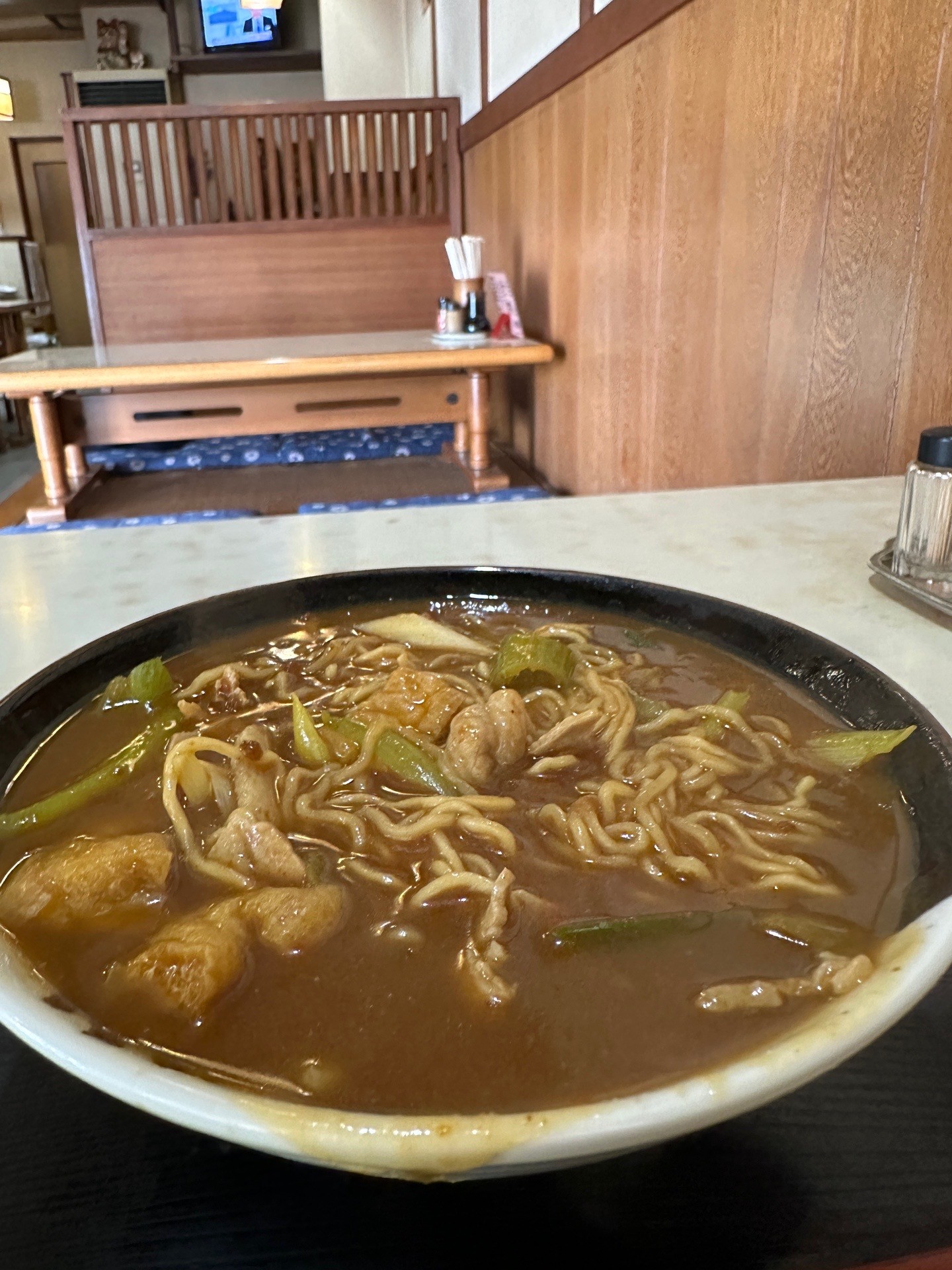 カレー中華 熱々で美味い (@ 西川屋 in 春日井市, 愛知県) 