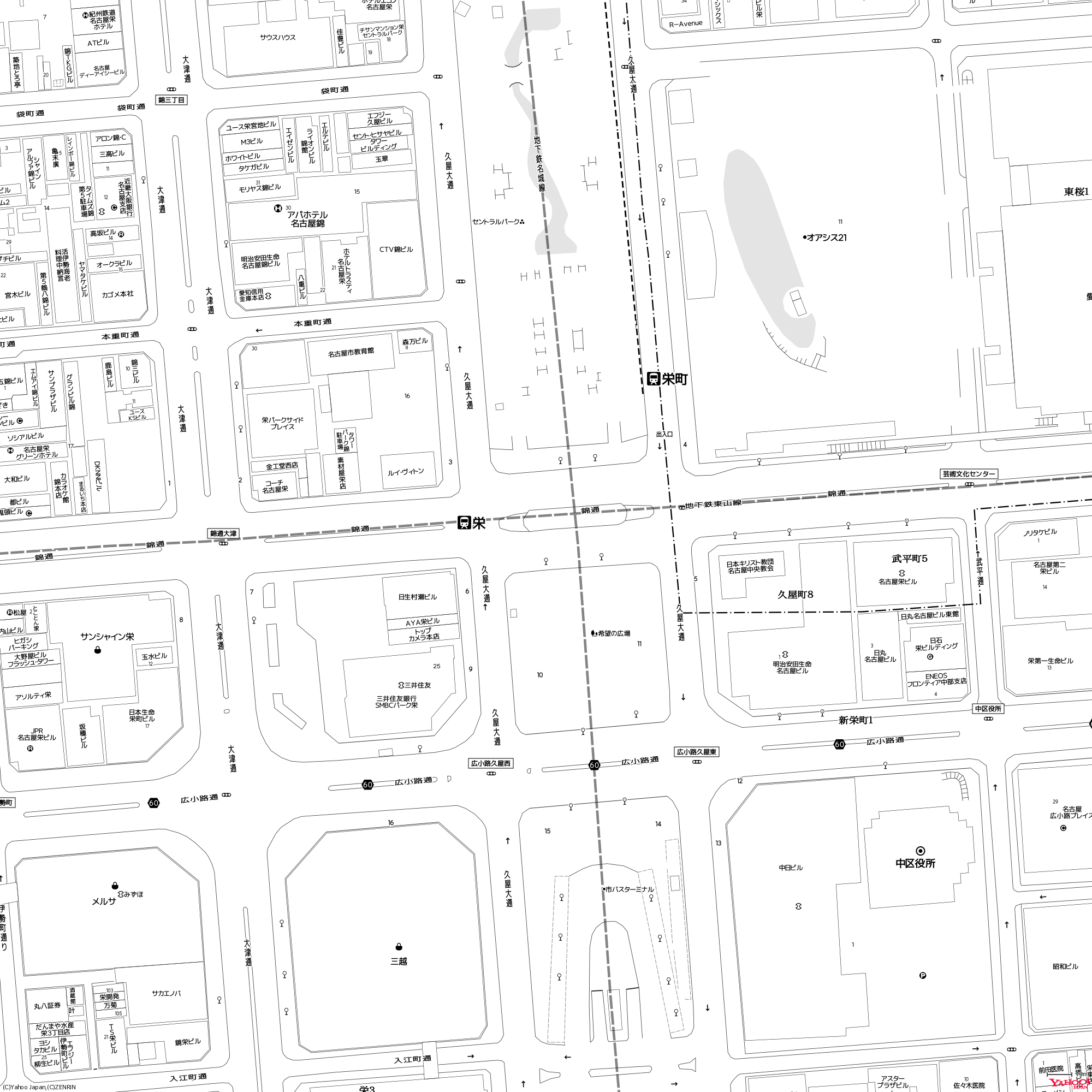 SpryMap | 名古屋栄 モノトーン