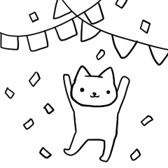 ことしのnilabさん:おいわいねこさんがでました。なんでもない日となんでもなくない日おめでとう! ことしのnilabさん:おいわいねこさんがでました。なんでもない日となんでもなくない日おめでとう!