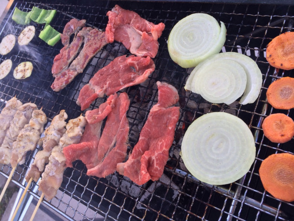 野菜もBBQ