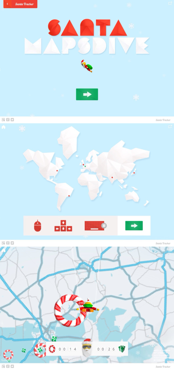 Santa Maps Dive Santa Maps Dive