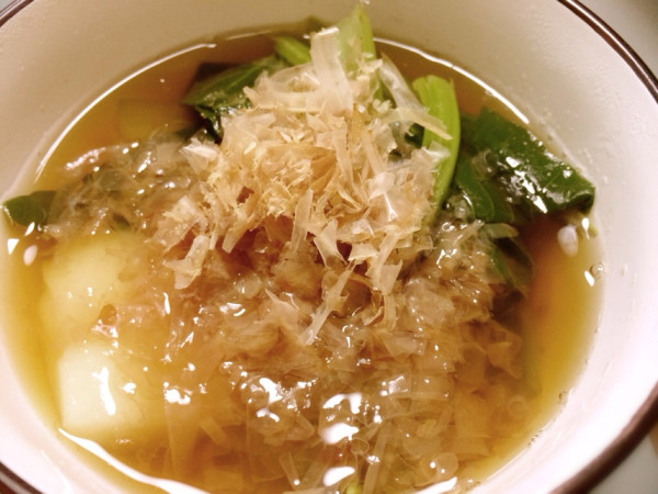 餅雑煮。 餅雑煮。