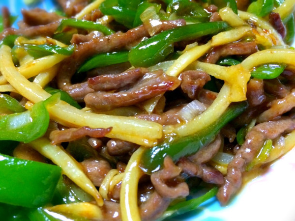 青椒肉絲 青椒肉絲