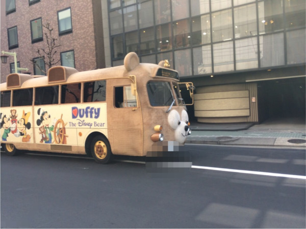 The Bus of Duffy the Disney Bear in Nagoya