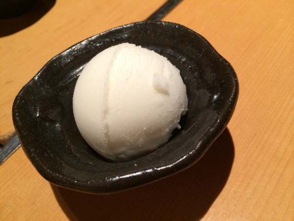 お詫びのアイス at 本格串焼とへぎそば 濱匠 名駅別邸 お詫びのアイス at 本格串焼とへぎそば 濱匠 名駅別邸