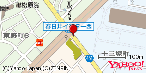 愛知県春日井市東野新町 付近 : 35264599,136991582